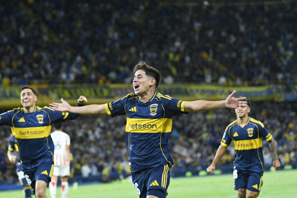 Boca le ganó a Instituto 2/0 por la fecha 12 de la LPF. Bs..As. Argentina 22/03/26 Foto Fabián Ramella